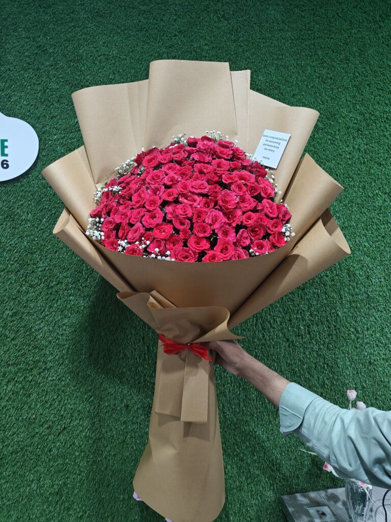 Romantic Pink Roses Bouquet