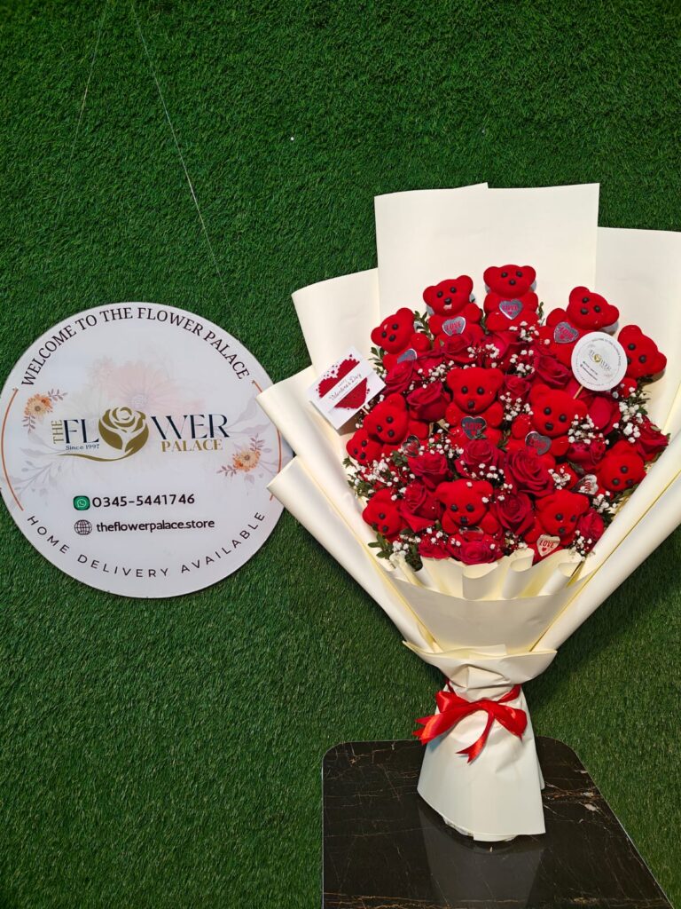 Teddy love bouquet